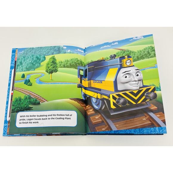 Thomas Wooden Railway Logan and the Big Blue Engines Book Pack CCX64 - Picture 11 of 16